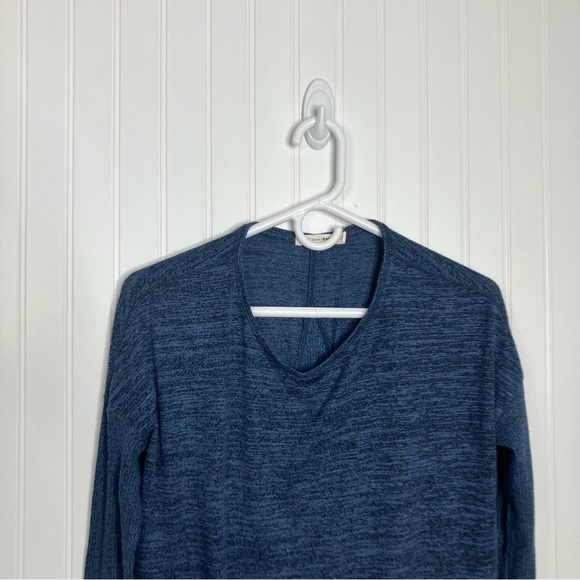 Rag & Bone Women's Blue and Black Marled Long Sleeve Knit Top XS - Picture 2 of 7
